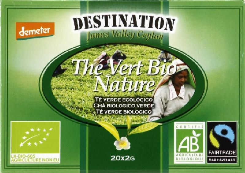 Thé vert Ceylan 20x2g Thé vert Ceylan 20x2g
