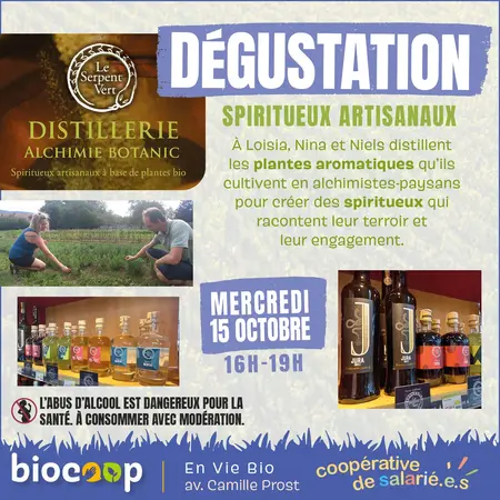 Dégustation Alchimie Botanique