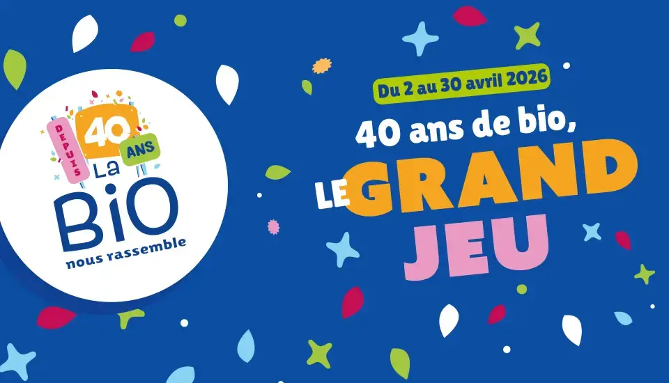 Biocoop fête ses 40 ans : C'est le Grand Jeu ! Tentez votre chance !